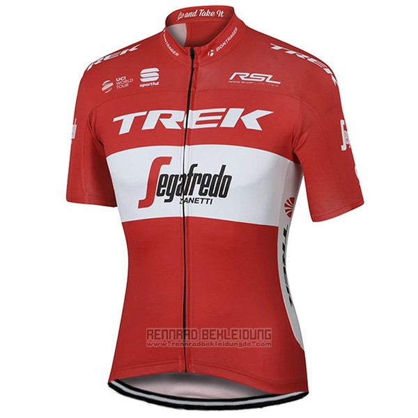 2017 Fahrradbekleidung Trek Segafredo Champion Australien Trikot Kurzarm und Tragerhose - zum Schließen ins Bild klicken